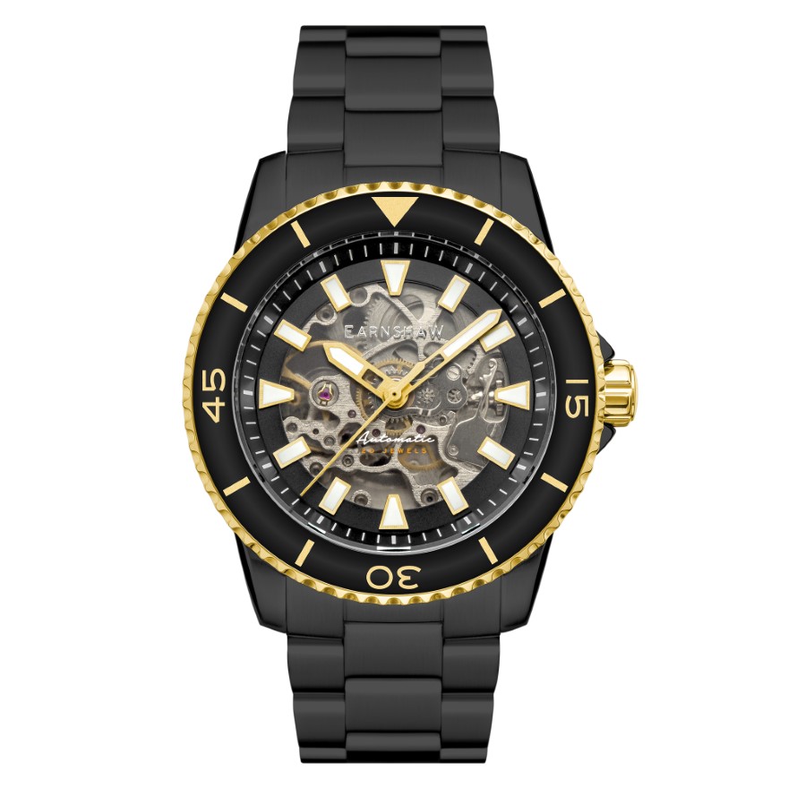 Thomas Earnshaw 42mm Men's Automatic Watch ADMIRAL WALLIS ES-8227-55 - Click Image to Close